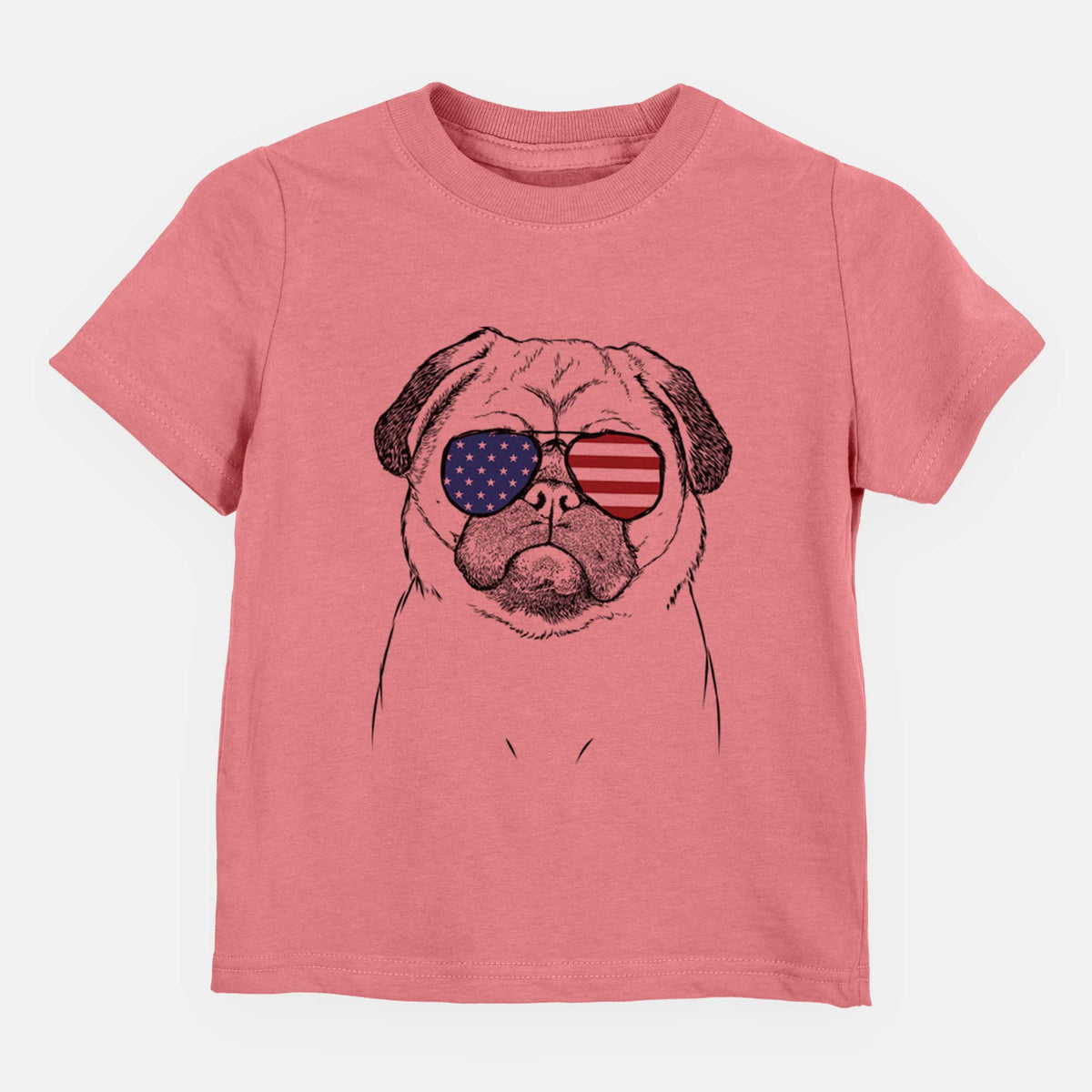USA Ruby the Pug - Kids/Youth/Toddler Shirt