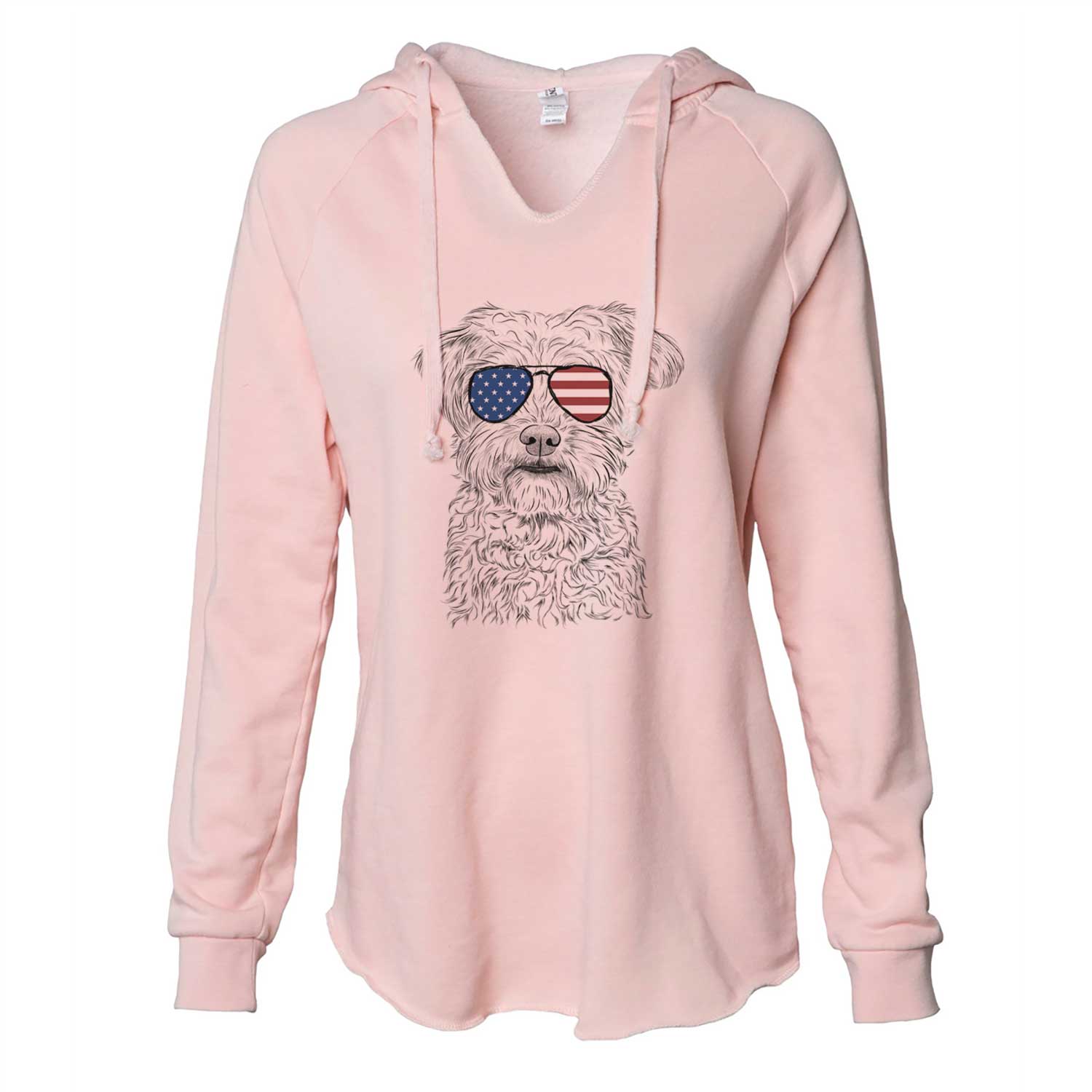 USA Rudy the Schnoodle - Cali Wave Hooded Sweatshirt