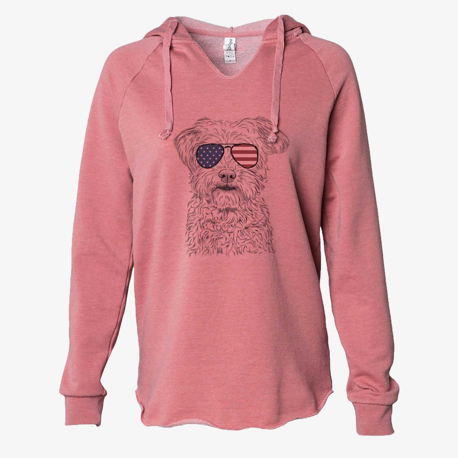 USA Rudy the Schnoodle - Cali Wave Hooded Sweatshirt
