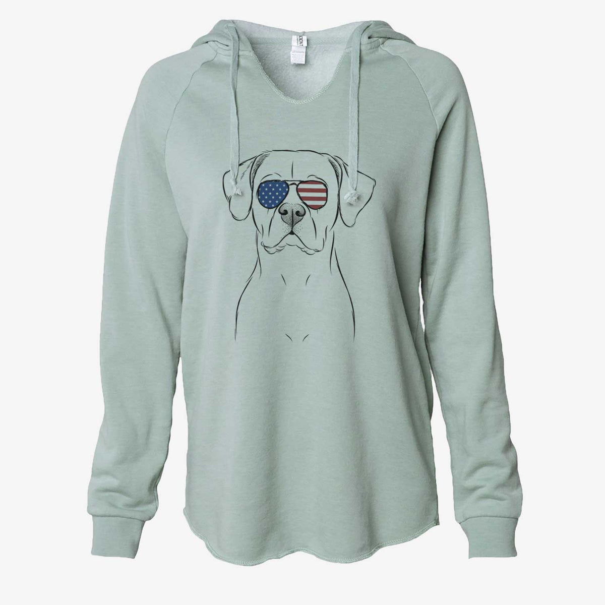 USA Rufio the Dogo Argentino - Cali Wave Hooded Sweatshirt