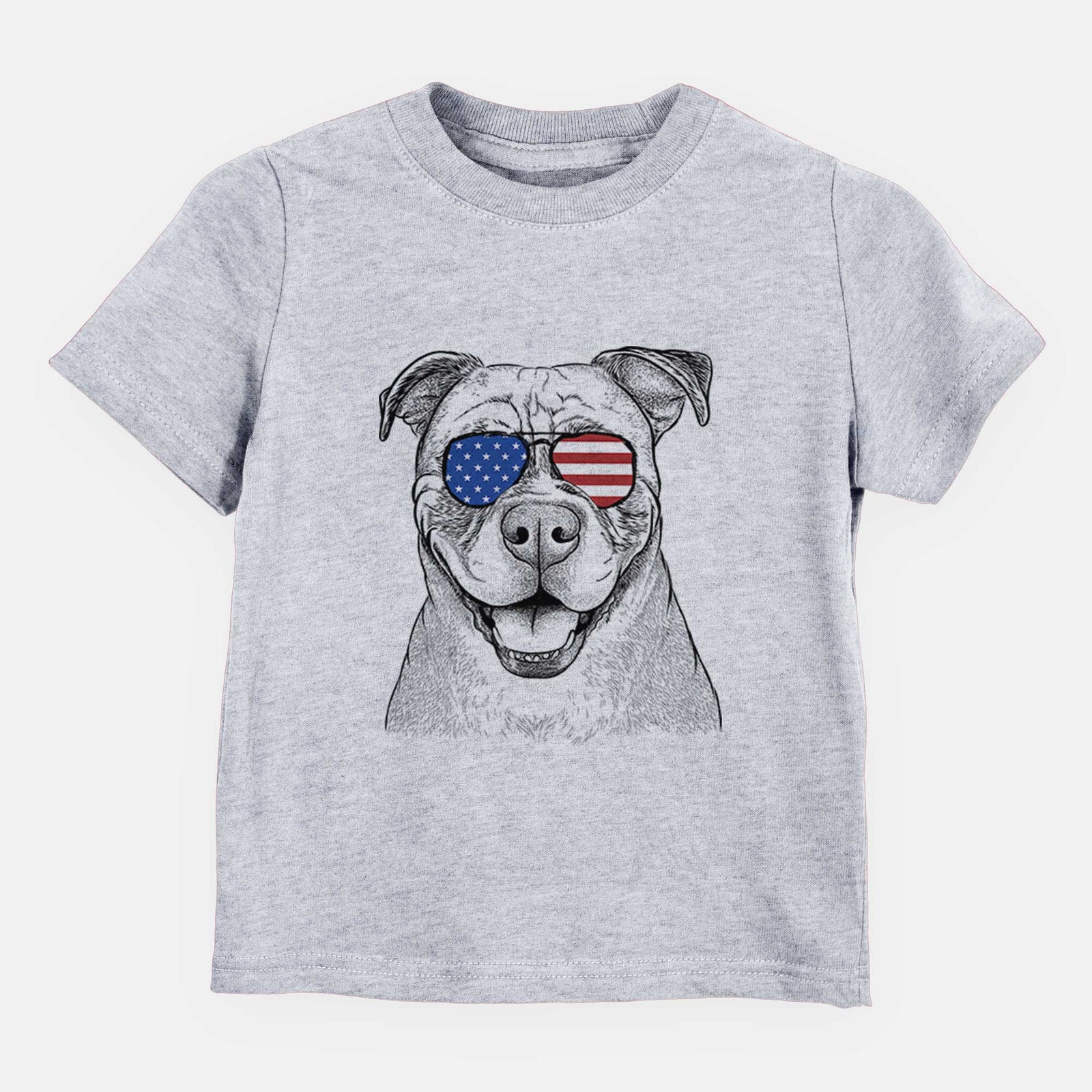 USA Rufus the American Bulldog - Kids/Youth/Toddler Shirt