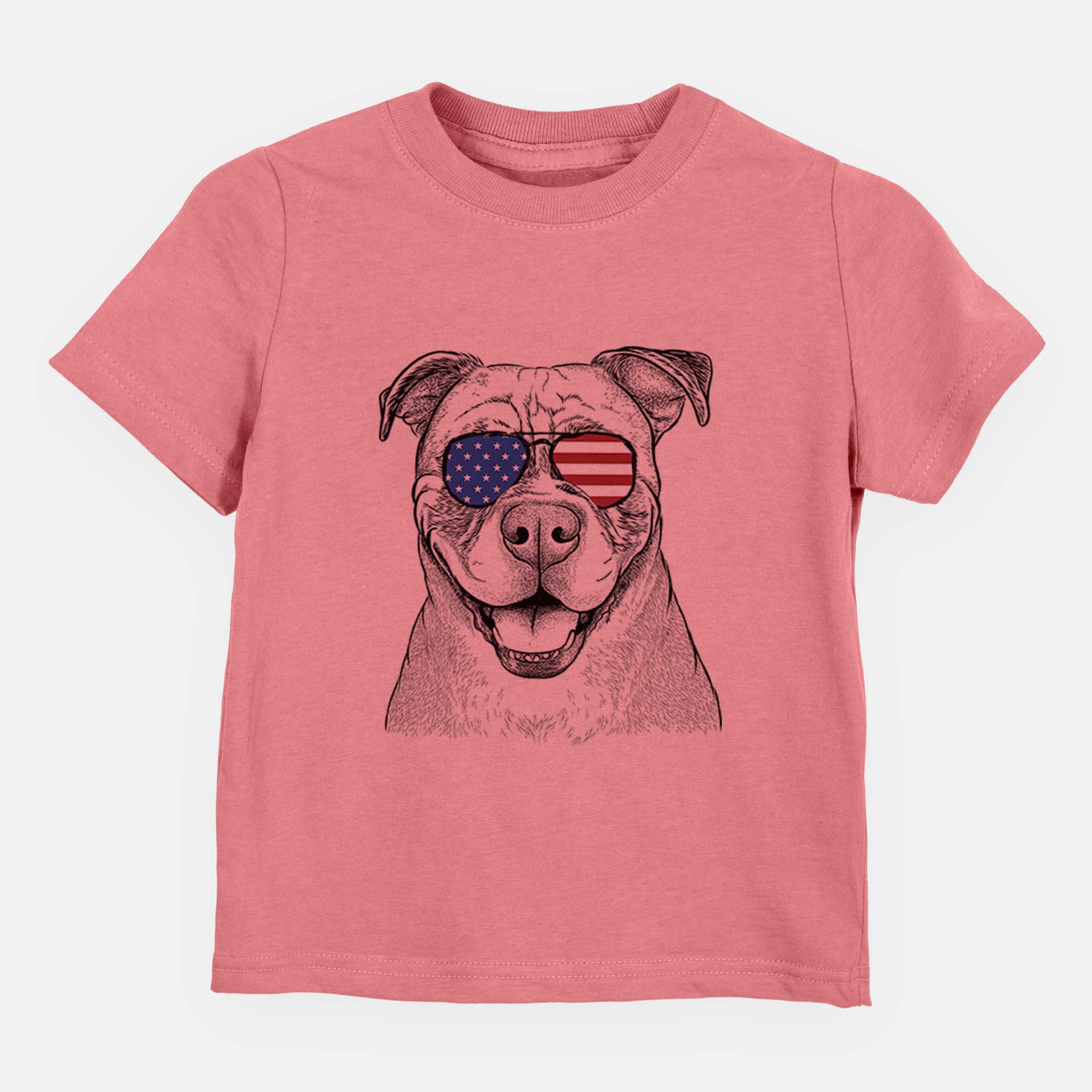 USA Rufus the American Bulldog - Kids/Youth/Toddler Shirt