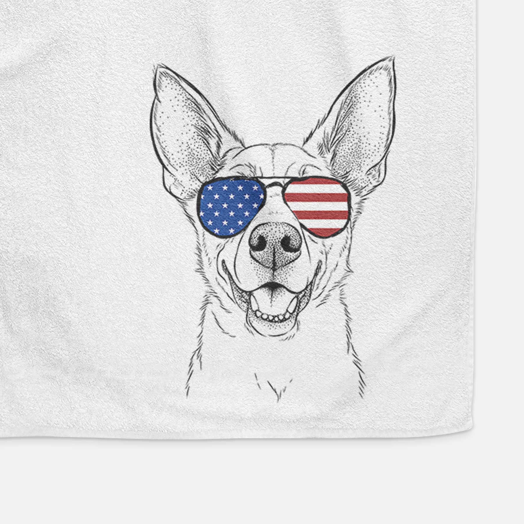 Rumley the Kelpie Mix Decorative Hand Towel