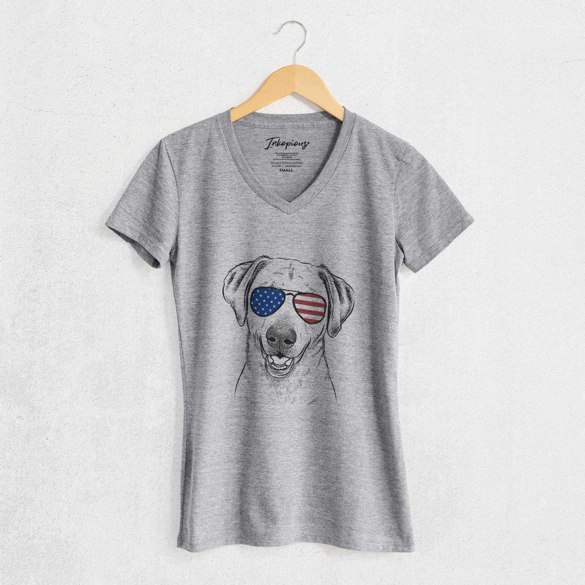 USA Rusty the Labrador Retriever - Women&#39;s Perfect V-neck Shirt