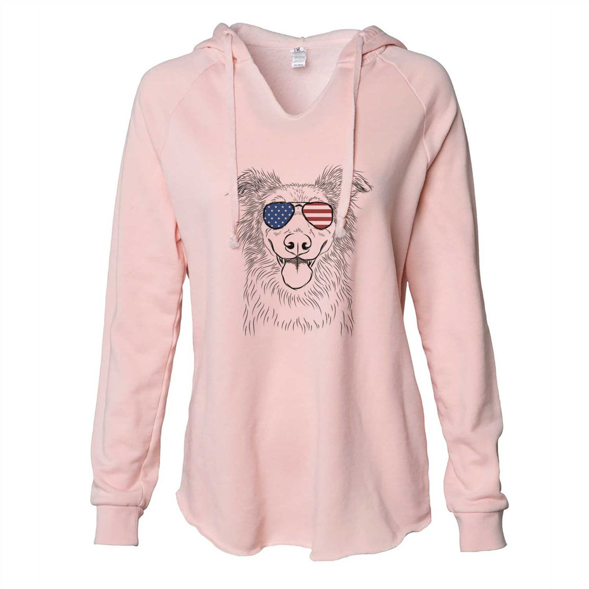 USA Ruxtin the Mixed Breed - Cali Wave Hooded Sweatshirt