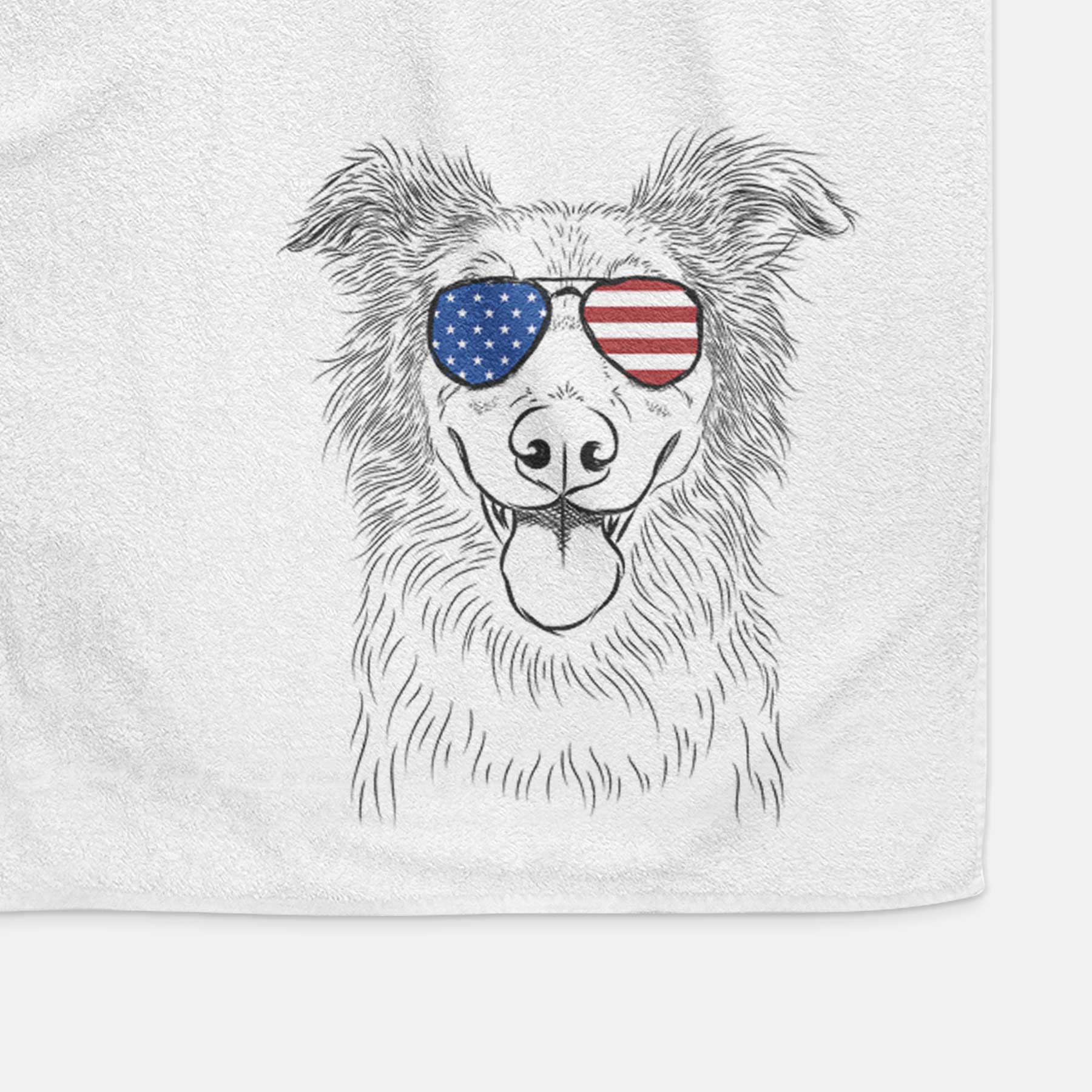 Ruxtin the Mixed Breed Decorative Hand Towel