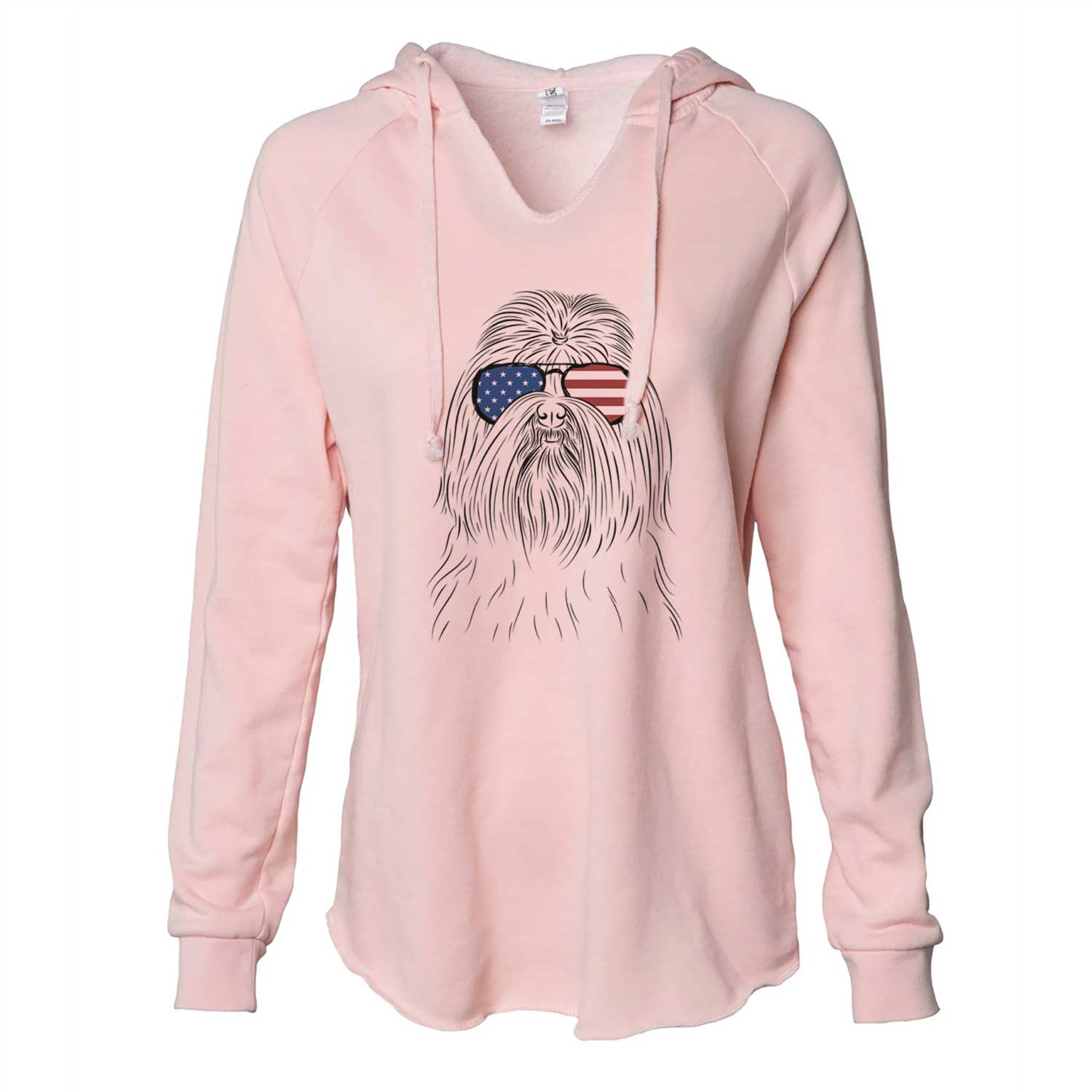 USA Sabine the Shih Tzu - Cali Wave Hooded Sweatshirt