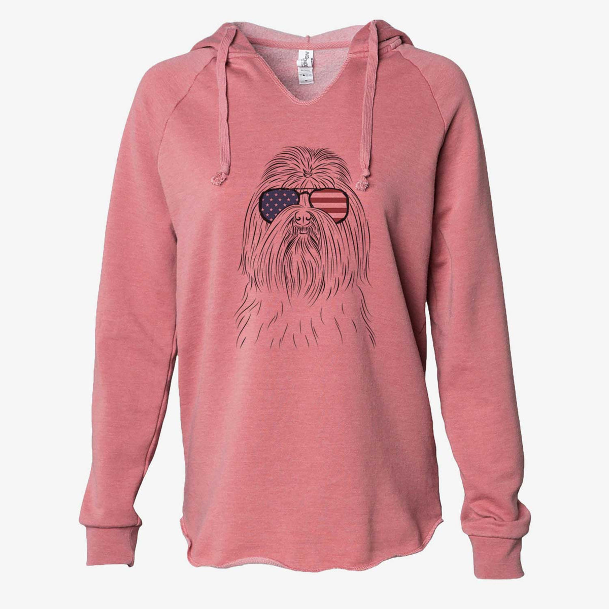 USA Sabine the Shih Tzu - Cali Wave Hooded Sweatshirt