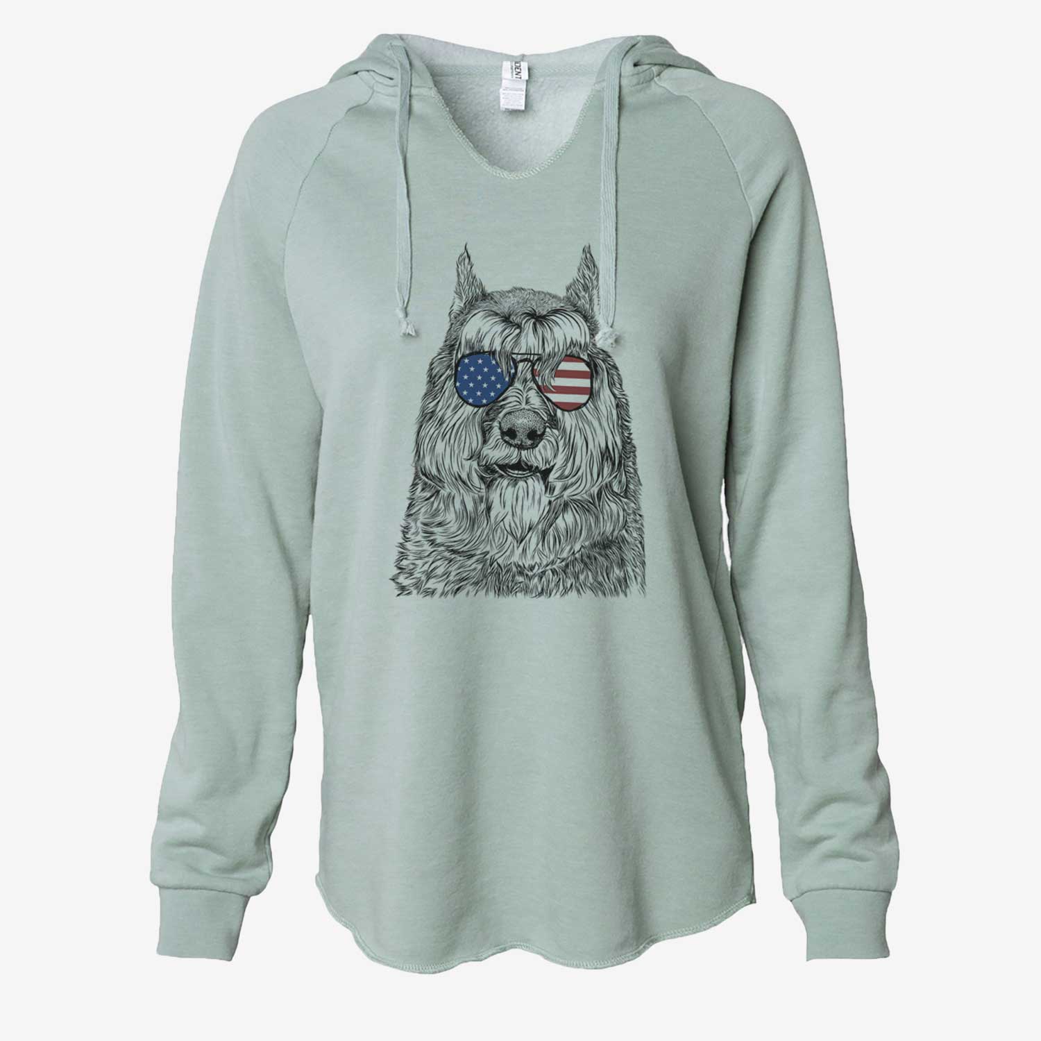 USA Sabre the Bouvier Des Flandres - Cali Wave Hooded Sweatshirt