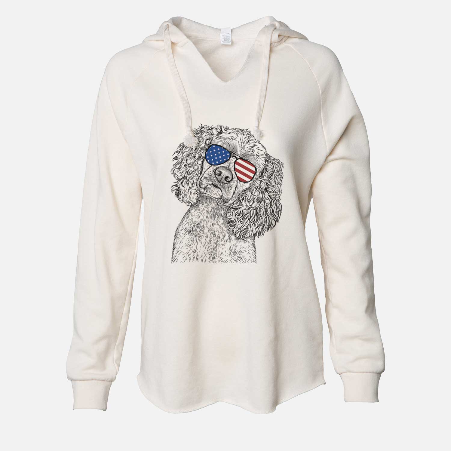 USA Sadie the Cocker Spaniel - Cali Wave Hooded Sweatshirt