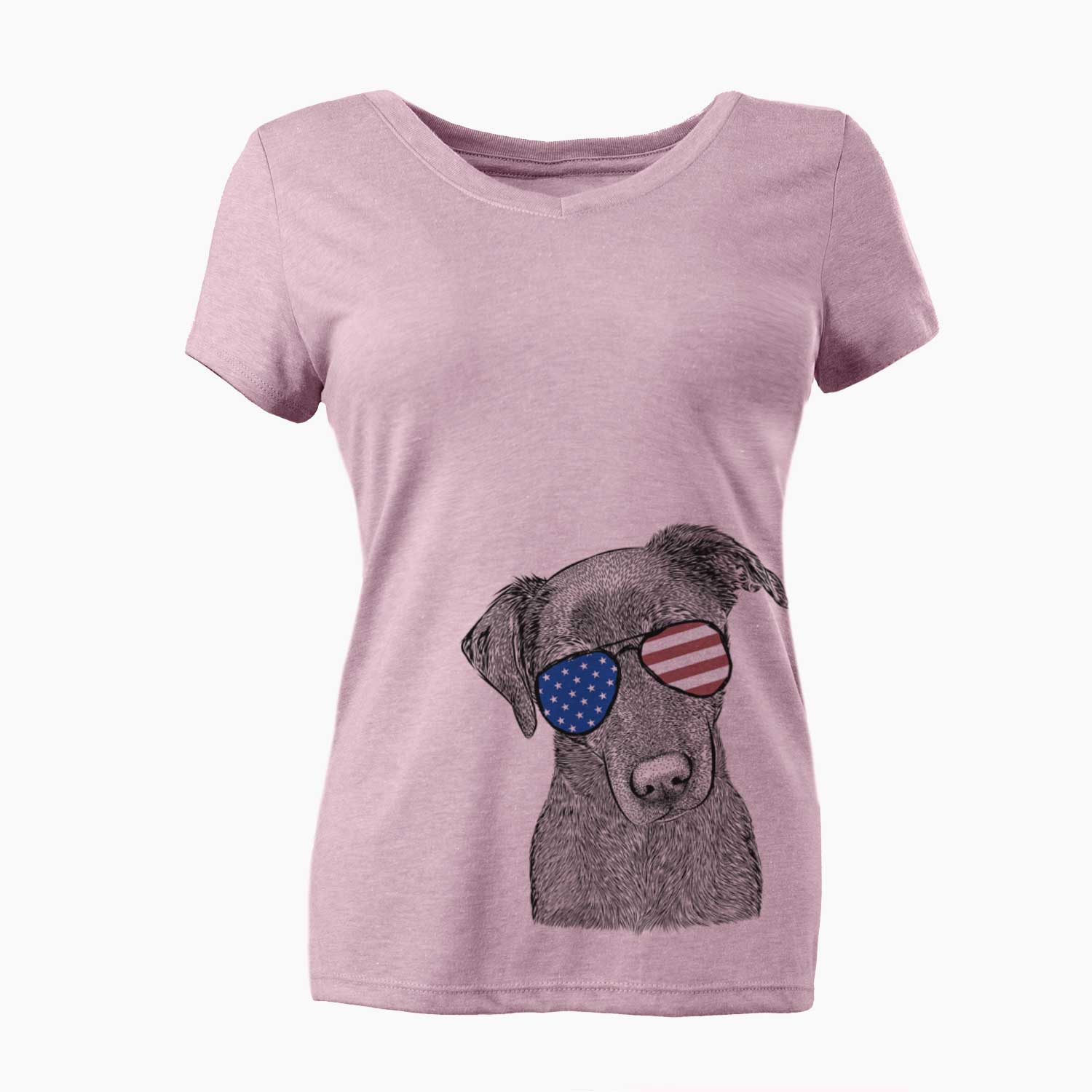 USA Sadie the Whipador - Women's Perfect V-neck Shirt