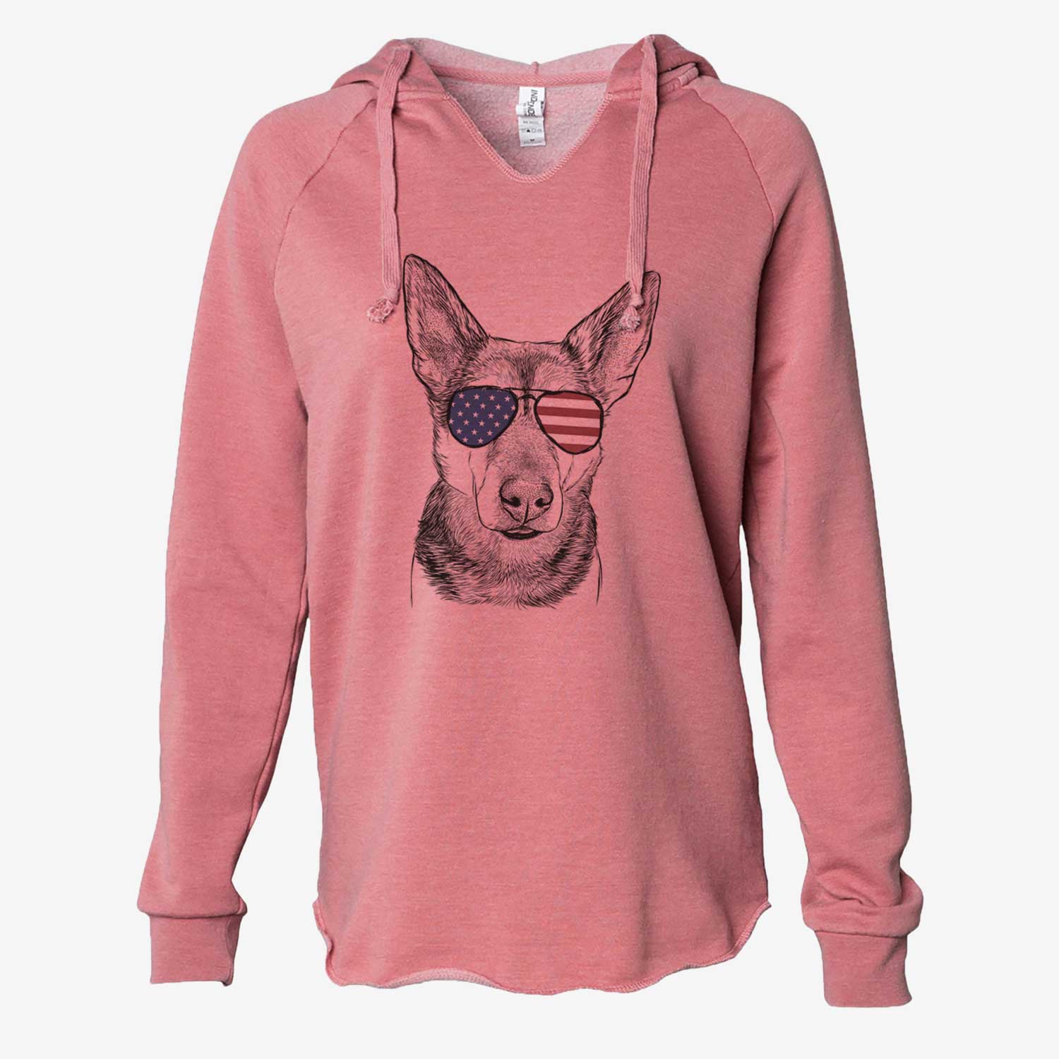 USA Sammie the Mixed Breed - Cali Wave Hooded Sweatshirt