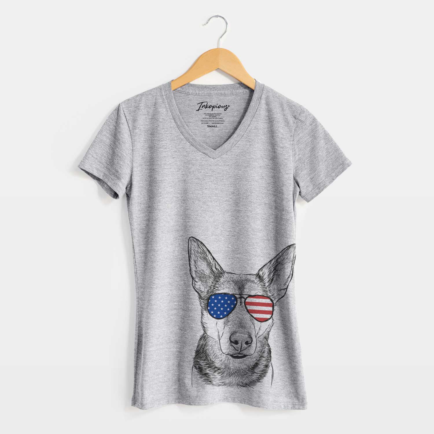 USA Sammie the Mixed Breed - Women's Perfect V-neck Shirt