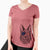 USA Sammie the German Shepherd - Women's Perfect V-neck Shirt