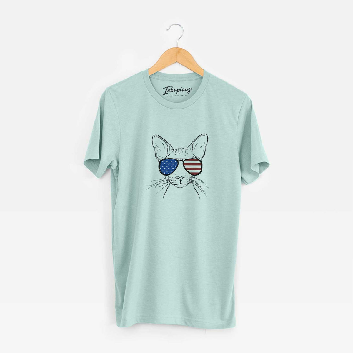 USA Sammy the Spinx Cat - Unisex Crewneck