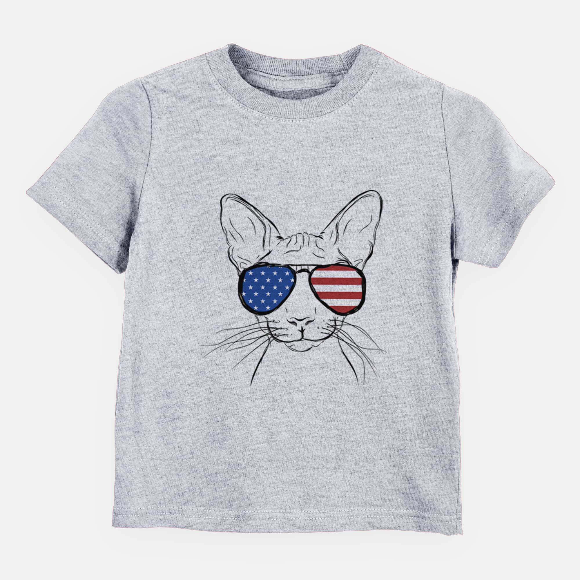 USA Sammy the Spinx Cat - Kids/Youth/Toddler Shirt