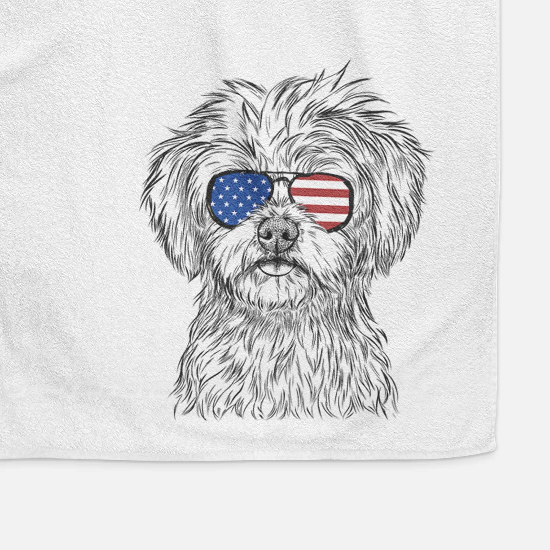 Sammy the Shorkie Decorative Hand Towel