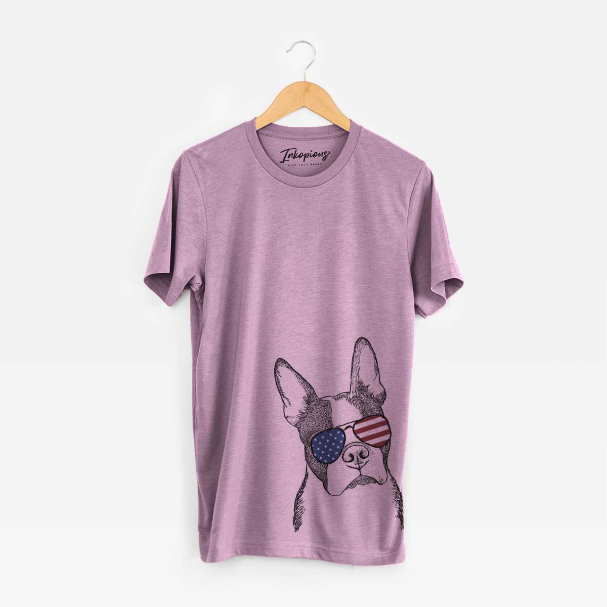 USA Samuel the Boston Terrier - Unisex Crewneck