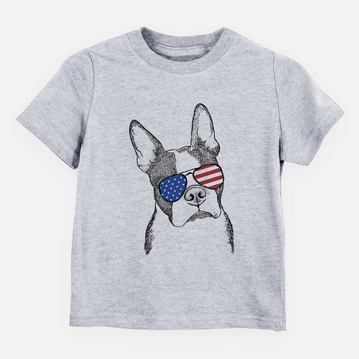 USA Samuel the Boston Terrier - Kids/Youth/Toddler Shirt