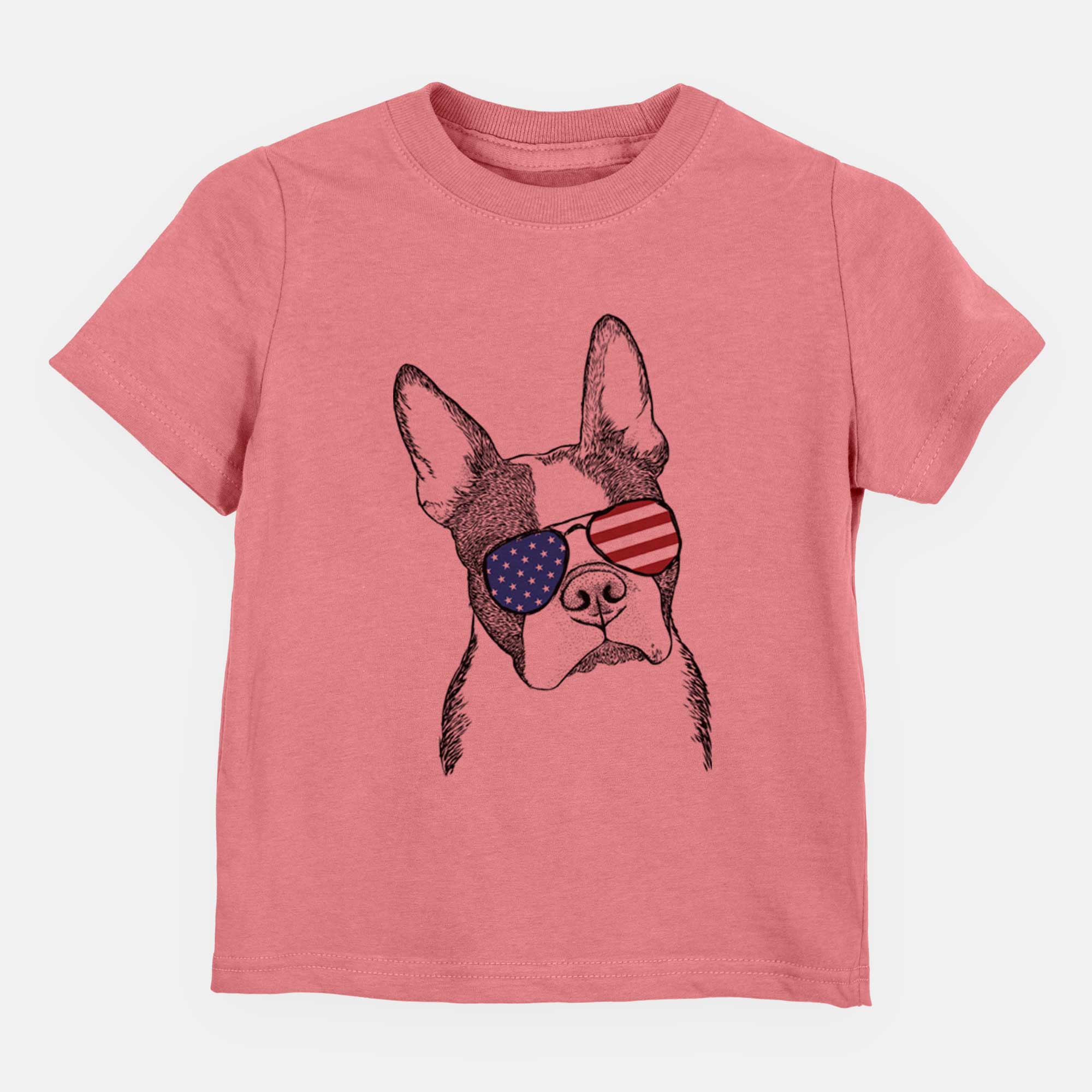 USA Samuel the Boston Terrier - Kids/Youth/Toddler Shirt