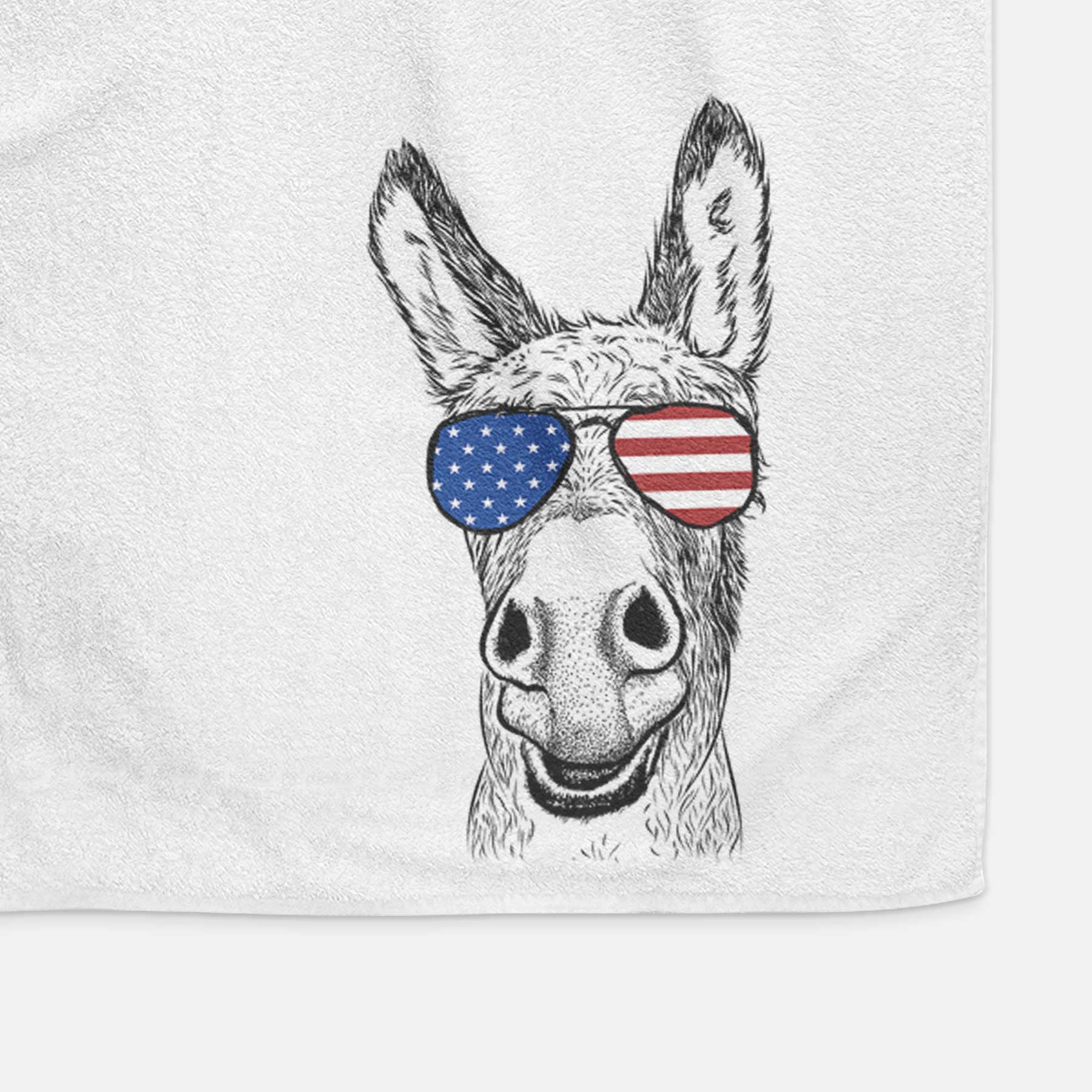 Samule the Donkey Decorative Hand Towel