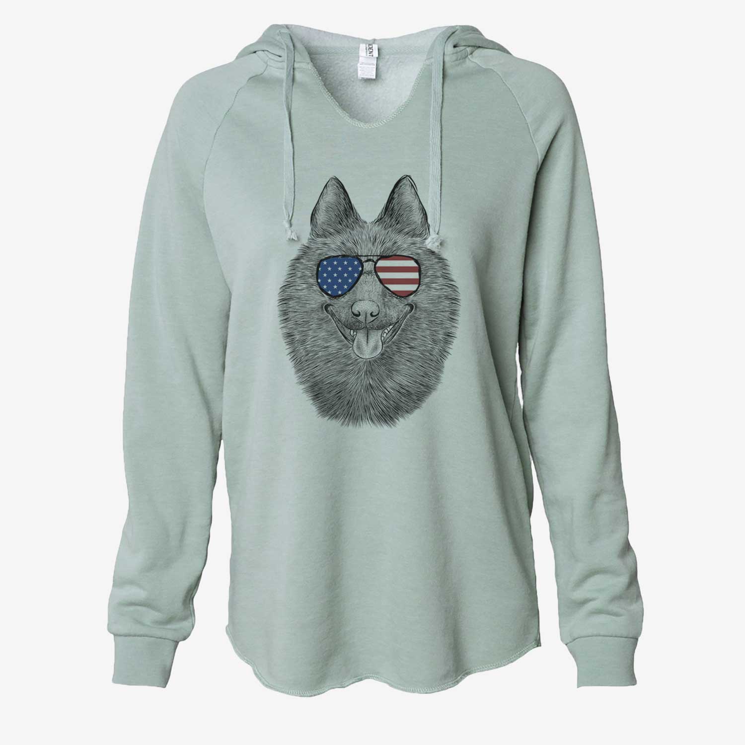USA Sander the Schipperke - Cali Wave Hooded Sweatshirt