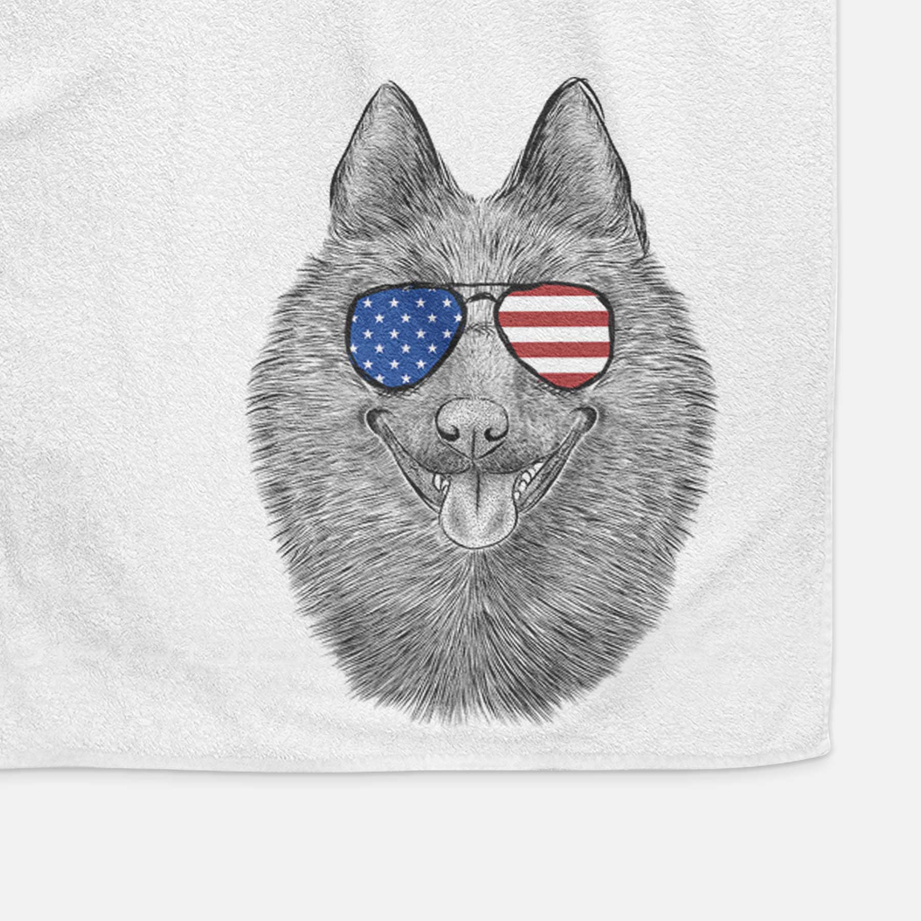 Sander the Schipperke Decorative Hand Towel