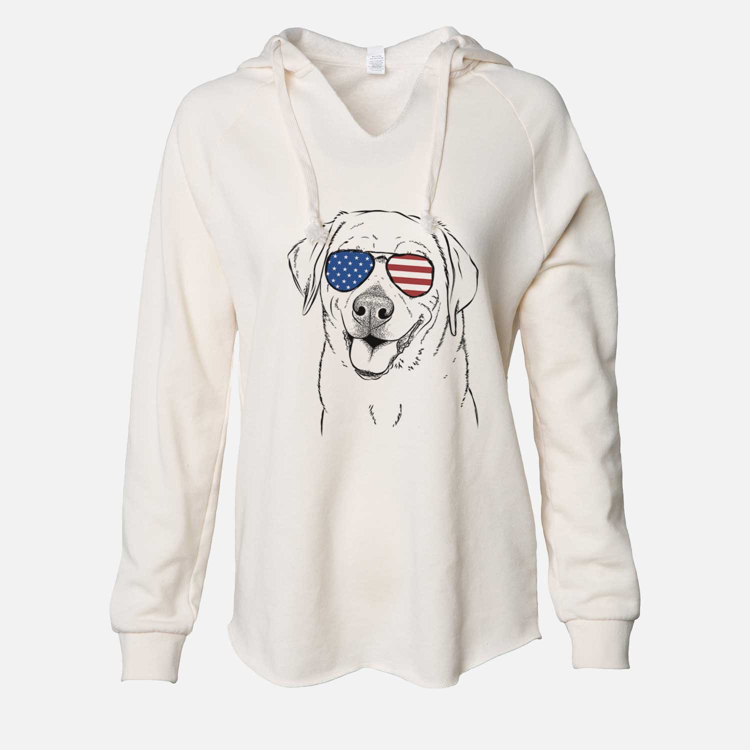 USA Sanford the Labrador Retriever - Cali Wave Hooded Sweatshirt