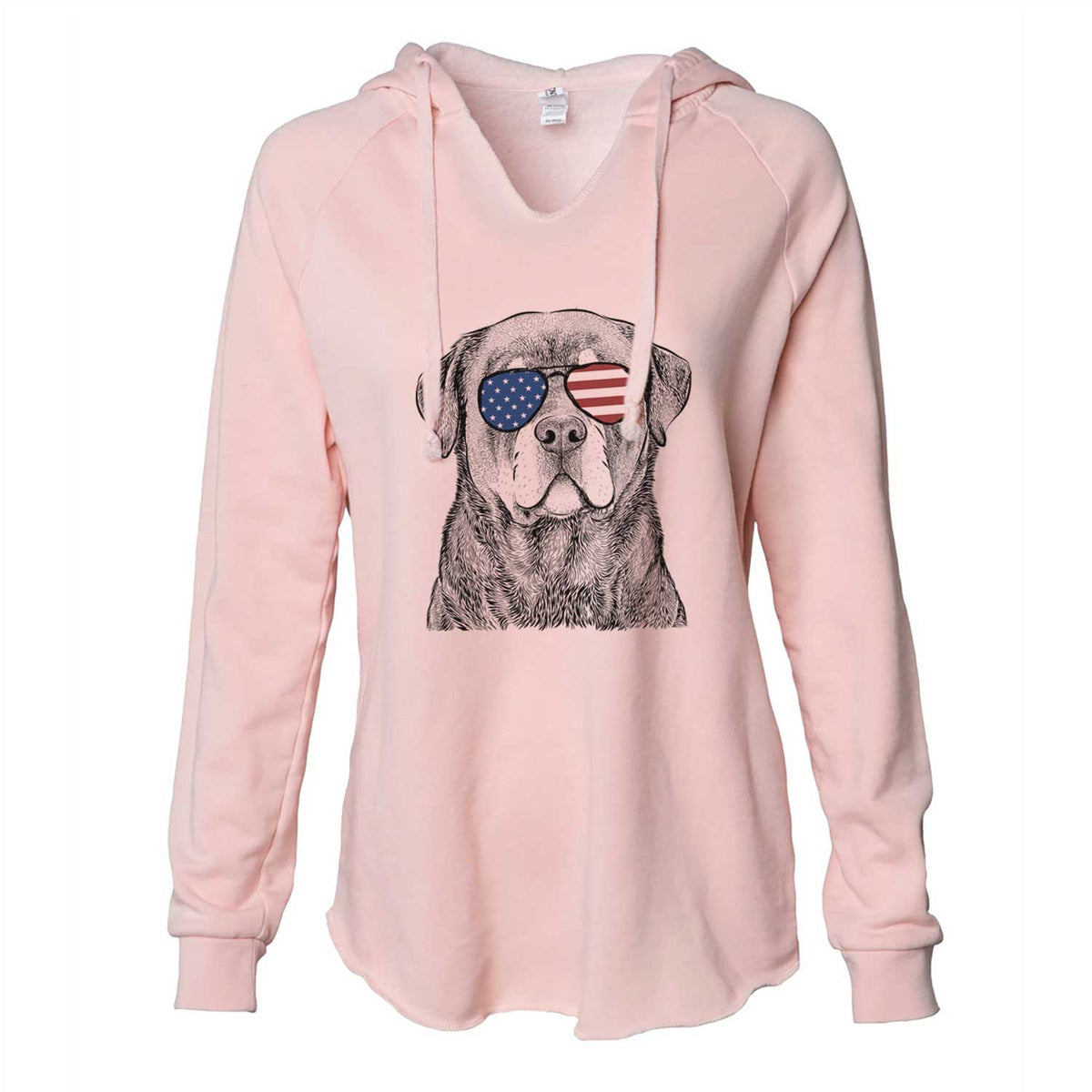 USA Sarge the Rottweiler - Cali Wave Hooded Sweatshirt