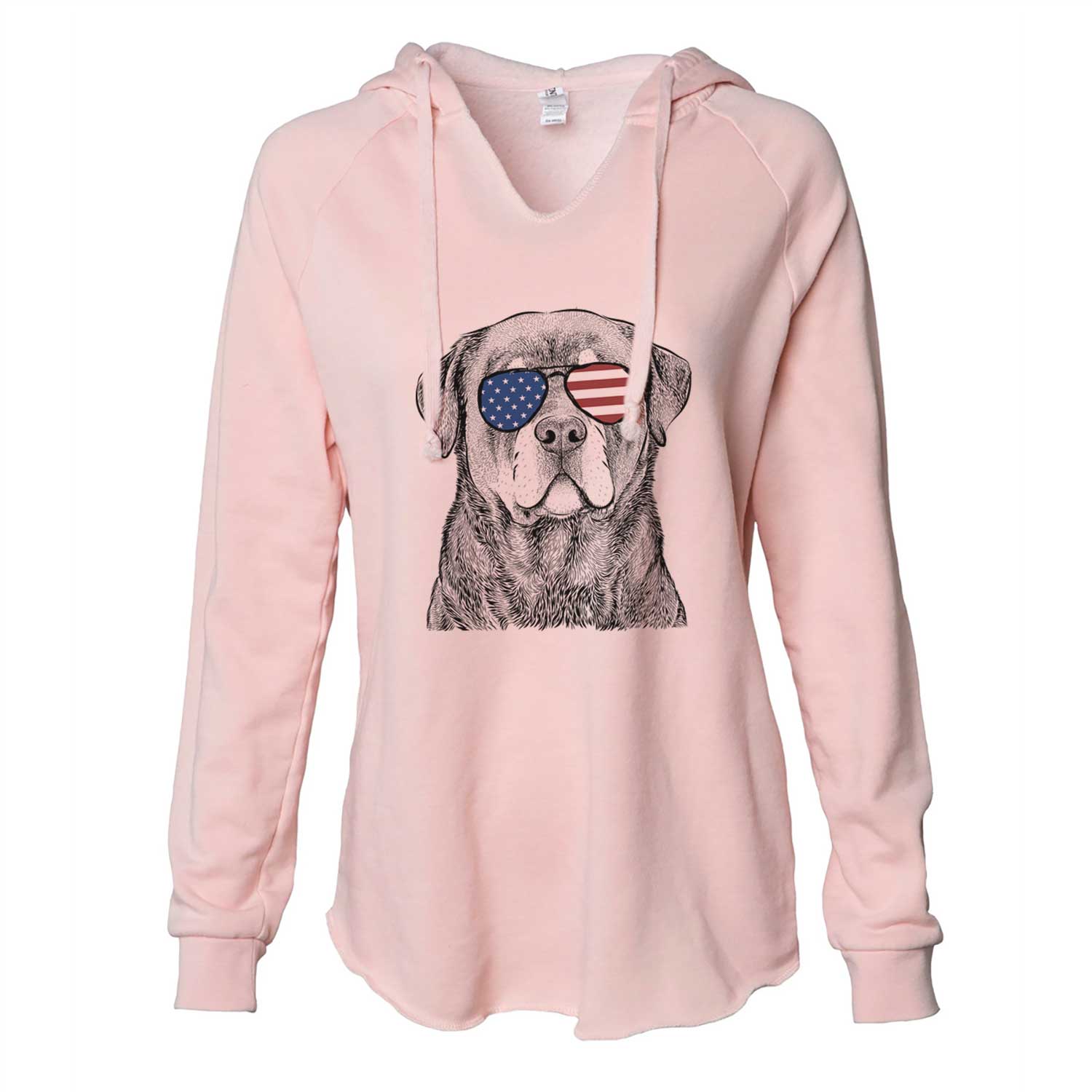 USA Sarge the Rottweiler - Cali Wave Hooded Sweatshirt