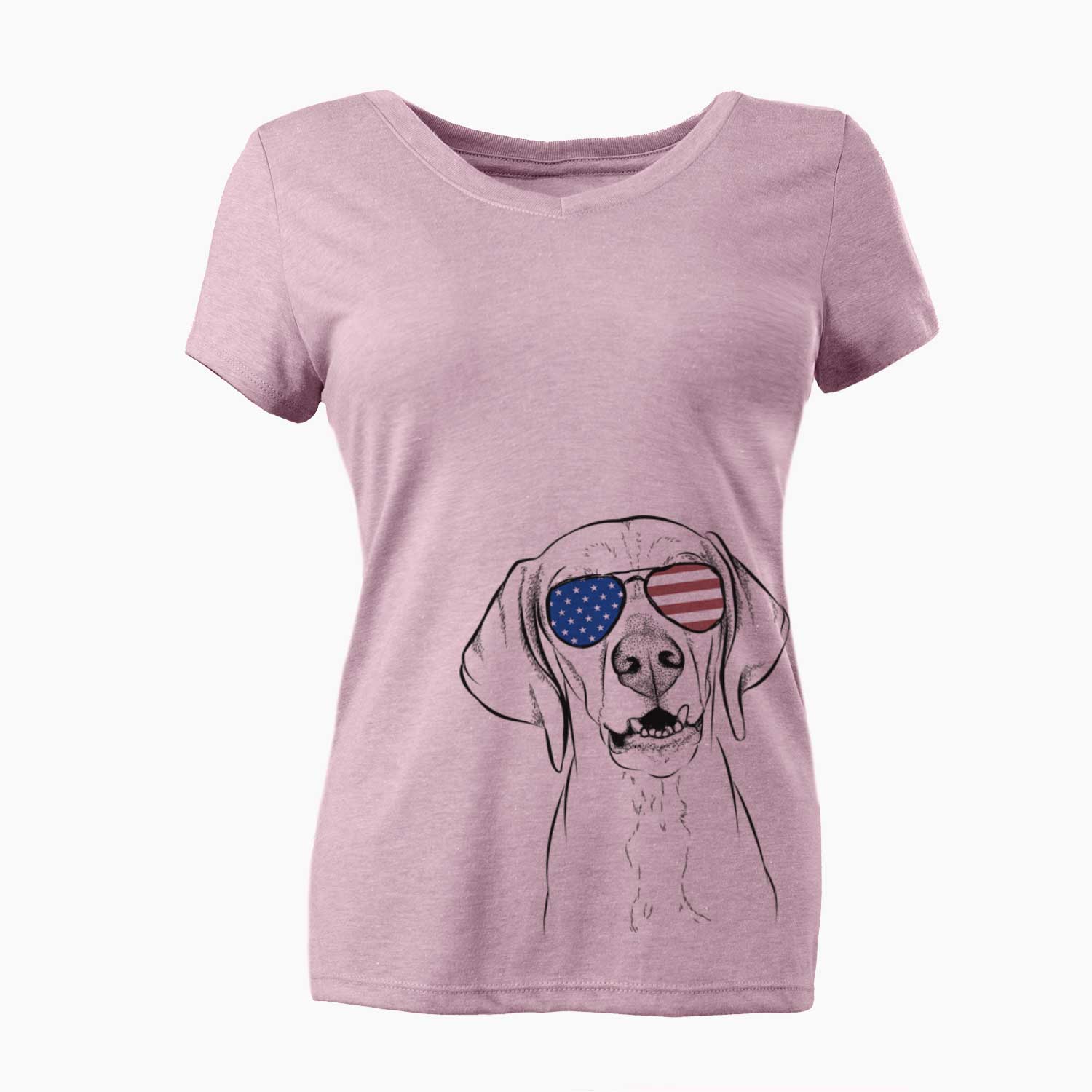 USA Sarge the Vizsla - Women's Perfect V-neck Shirt