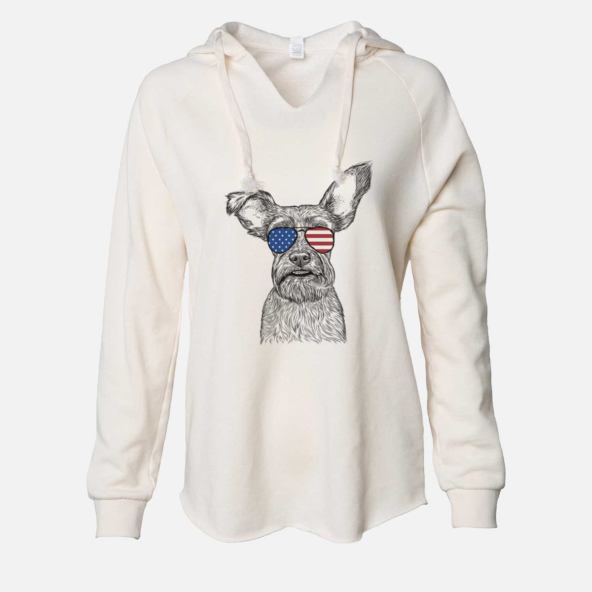 USA Sawyer the Snorkie - Cali Wave Hooded Sweatshirt