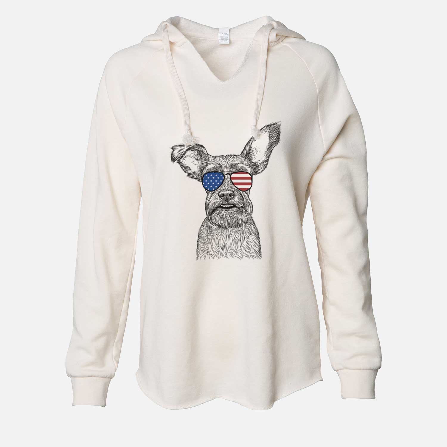 USA Sawyer the Snorkie - Cali Wave Hooded Sweatshirt