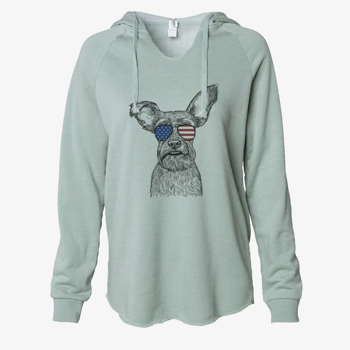 USA Sawyer the Snorkie - Cali Wave Hooded Sweatshirt