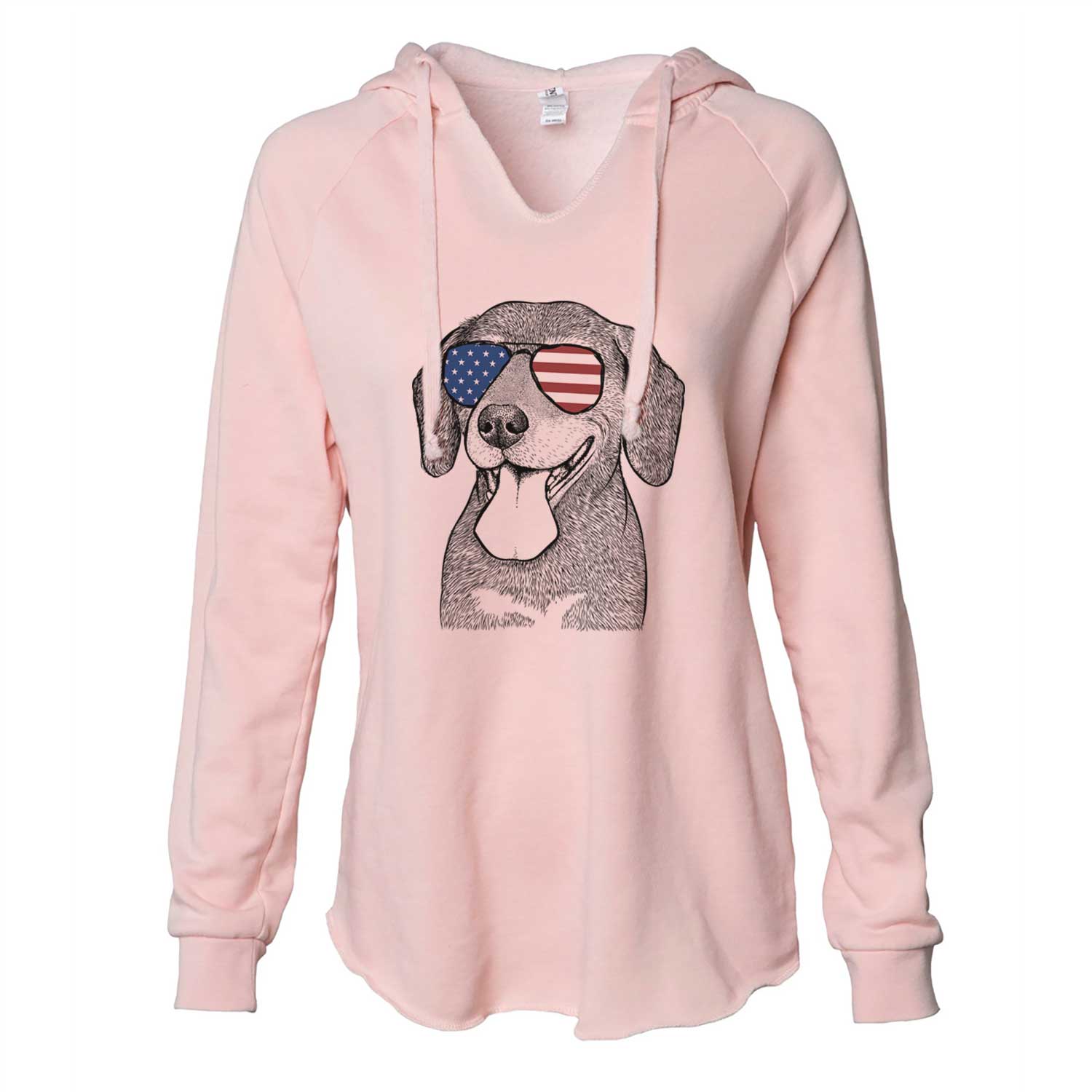 USA Scarlett the Beagle - Cali Wave Hooded Sweatshirt