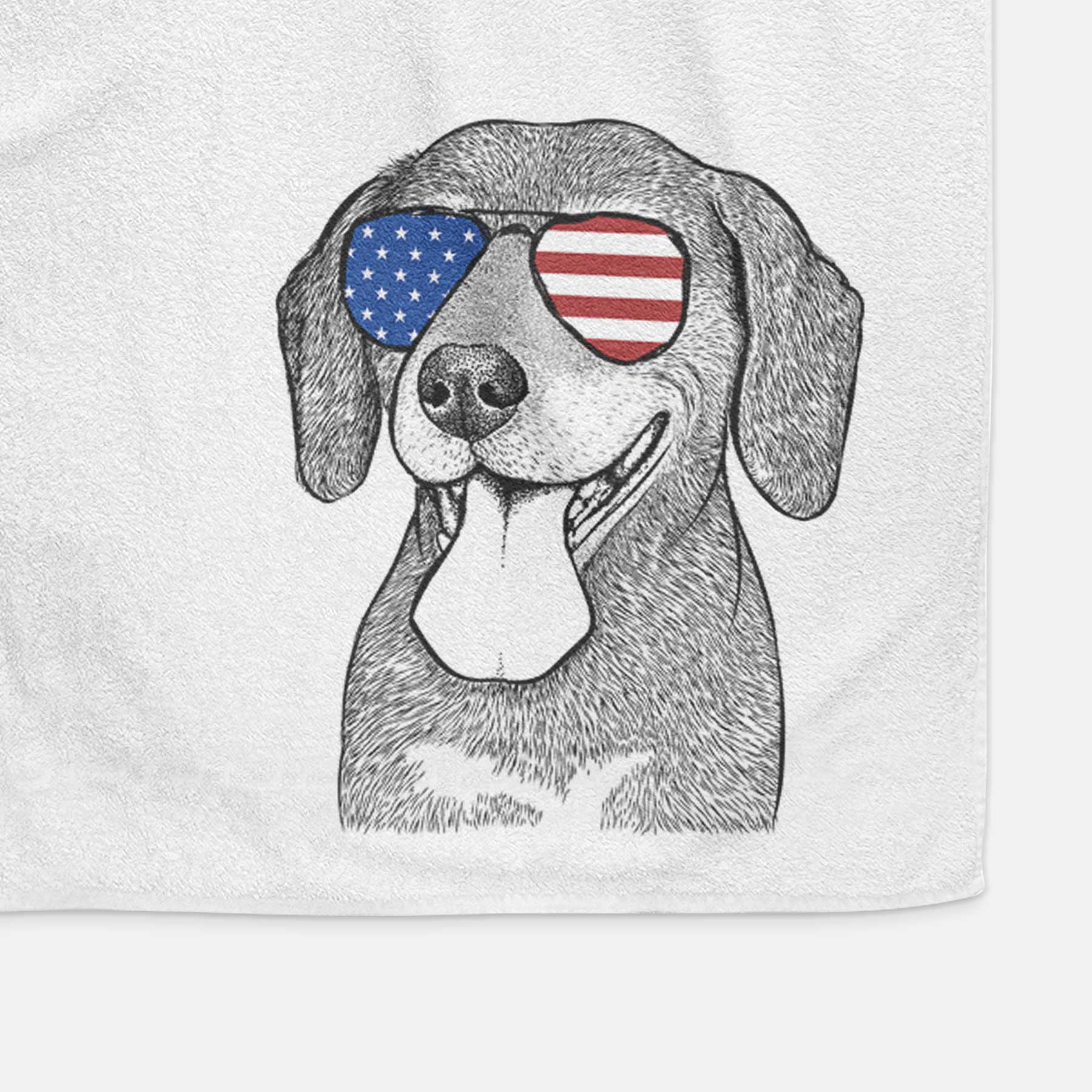 Scarlett the Beagle Decorative Hand Towel