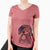 USA Scarlett the Beagle - Women's Perfect V-neck Shirt