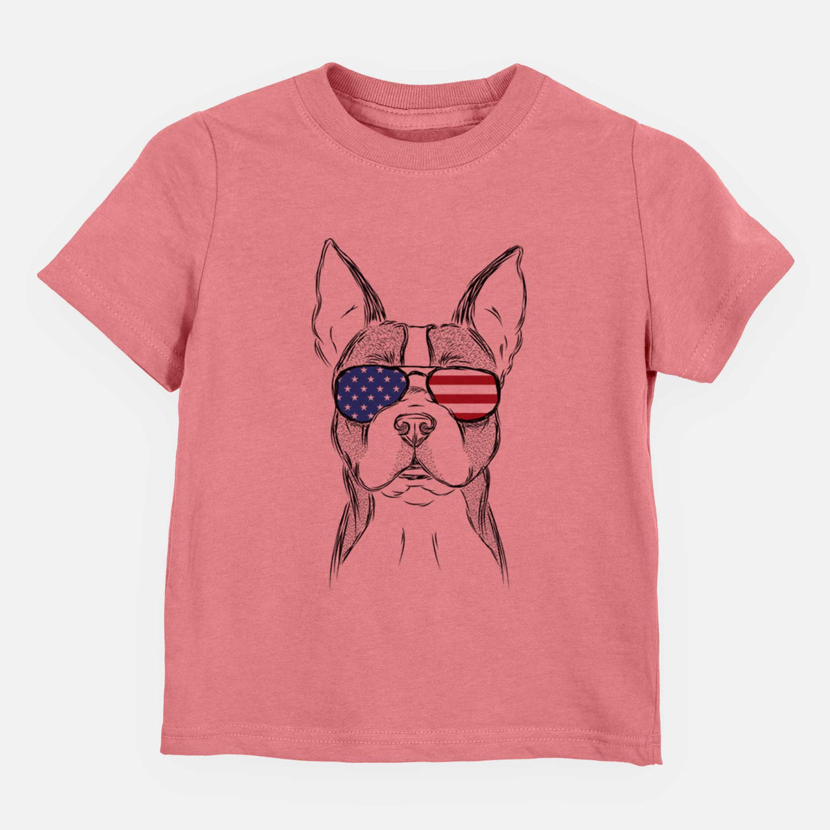 USA Scout the Boston Terrier - Kids/Youth/Toddler Shirt
