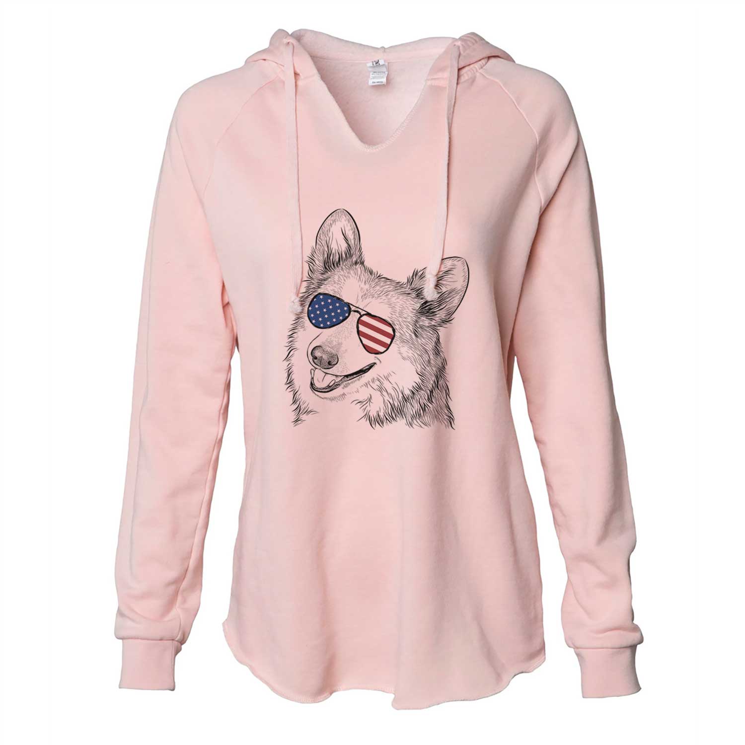 USA Scout the Pembroke Welsh Corgi - Cali Wave Hooded Sweatshirt