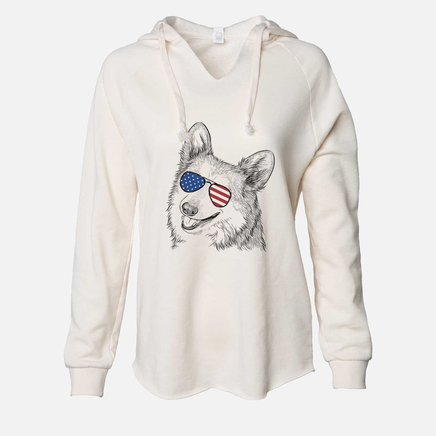 USA Scout the Pembroke Welsh Corgi - Cali Wave Hooded Sweatshirt