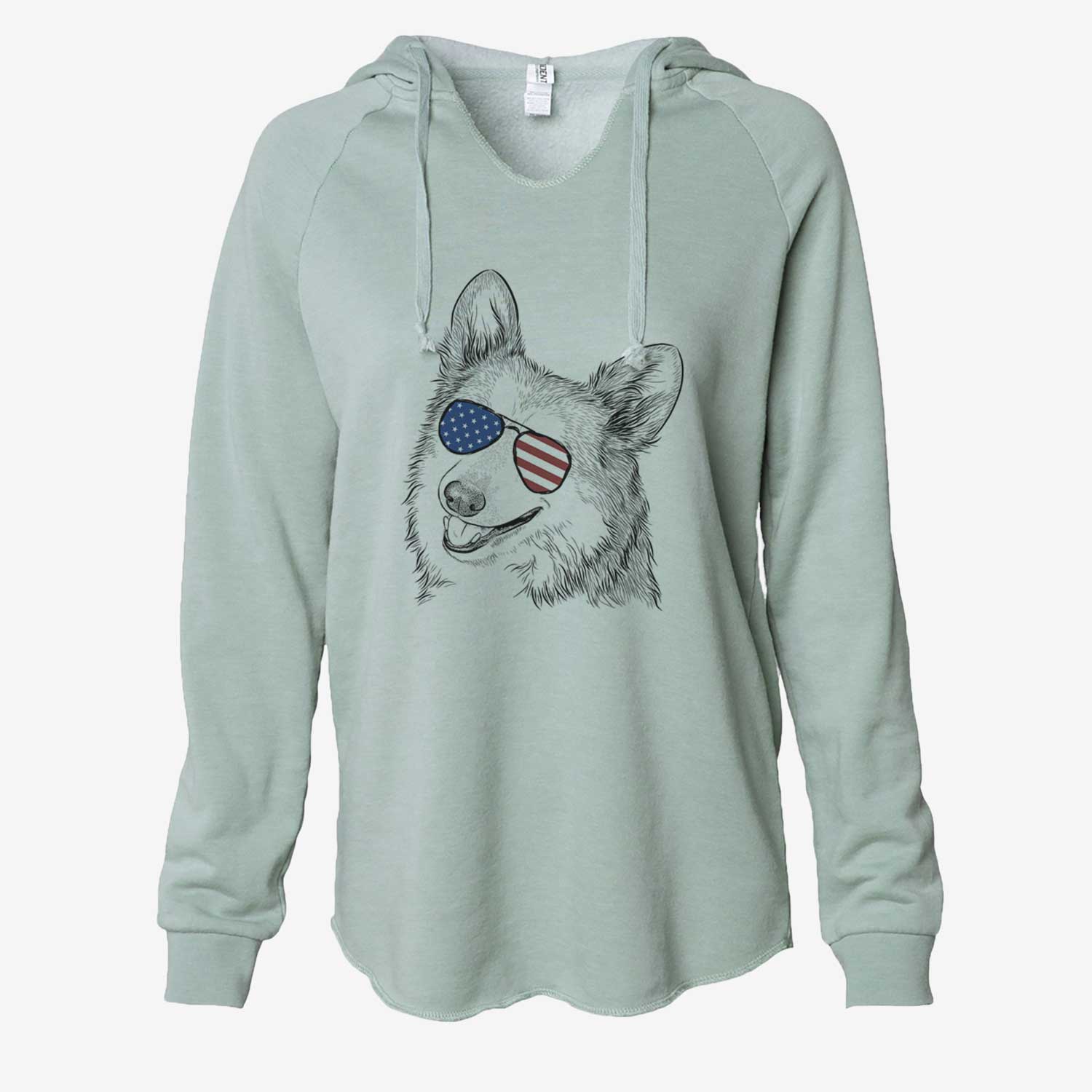 USA Scout the Pembroke Welsh Corgi - Cali Wave Hooded Sweatshirt