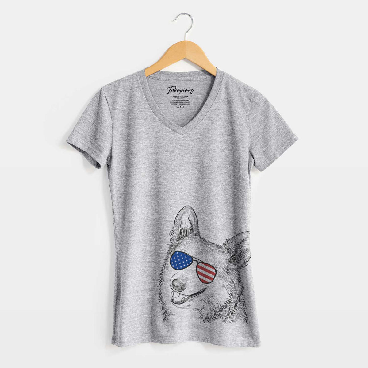 USA Scout the Pembroke Welsh Corgi - Women's Perfect V-neck Shirt