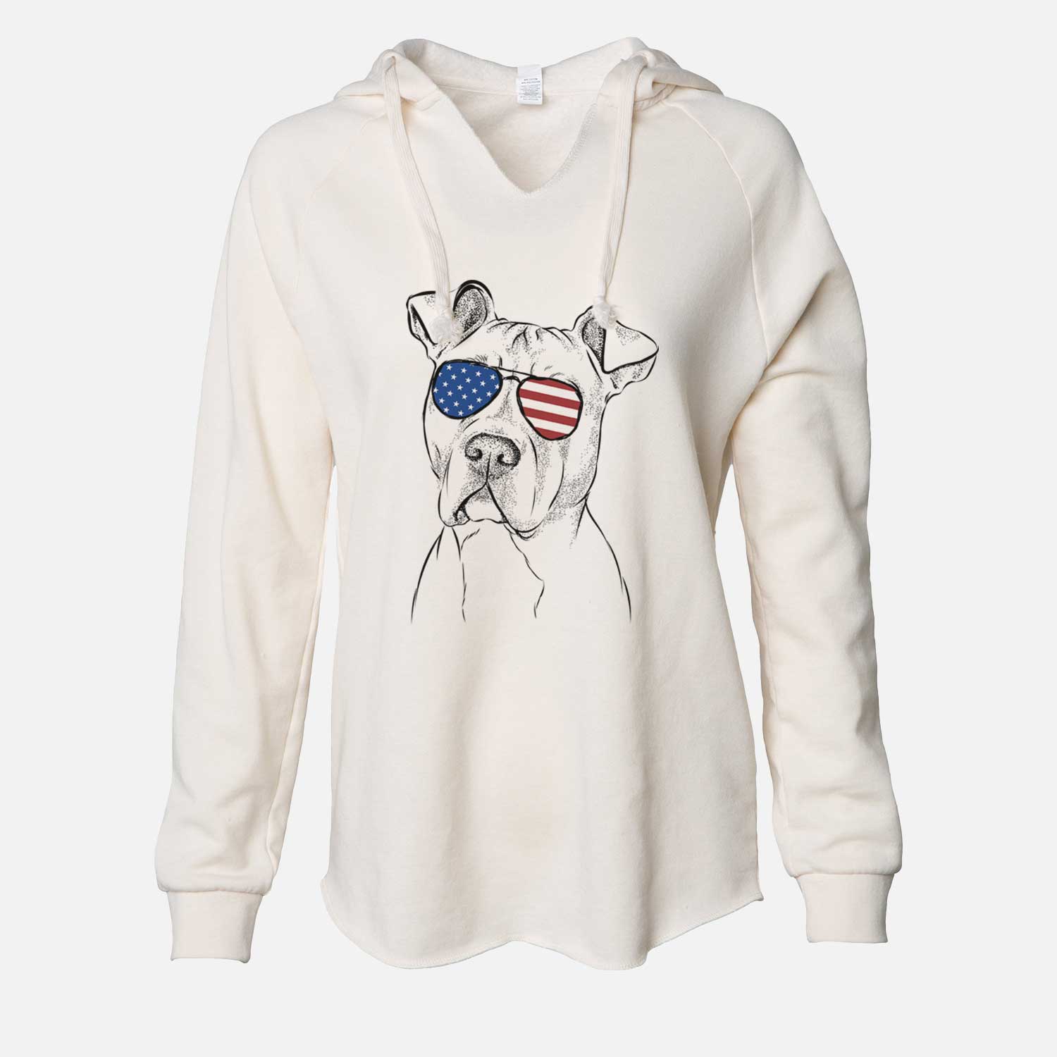 USA Scraps the American Staffordshire Mix - Cali Wave Hooded Sweatshirt