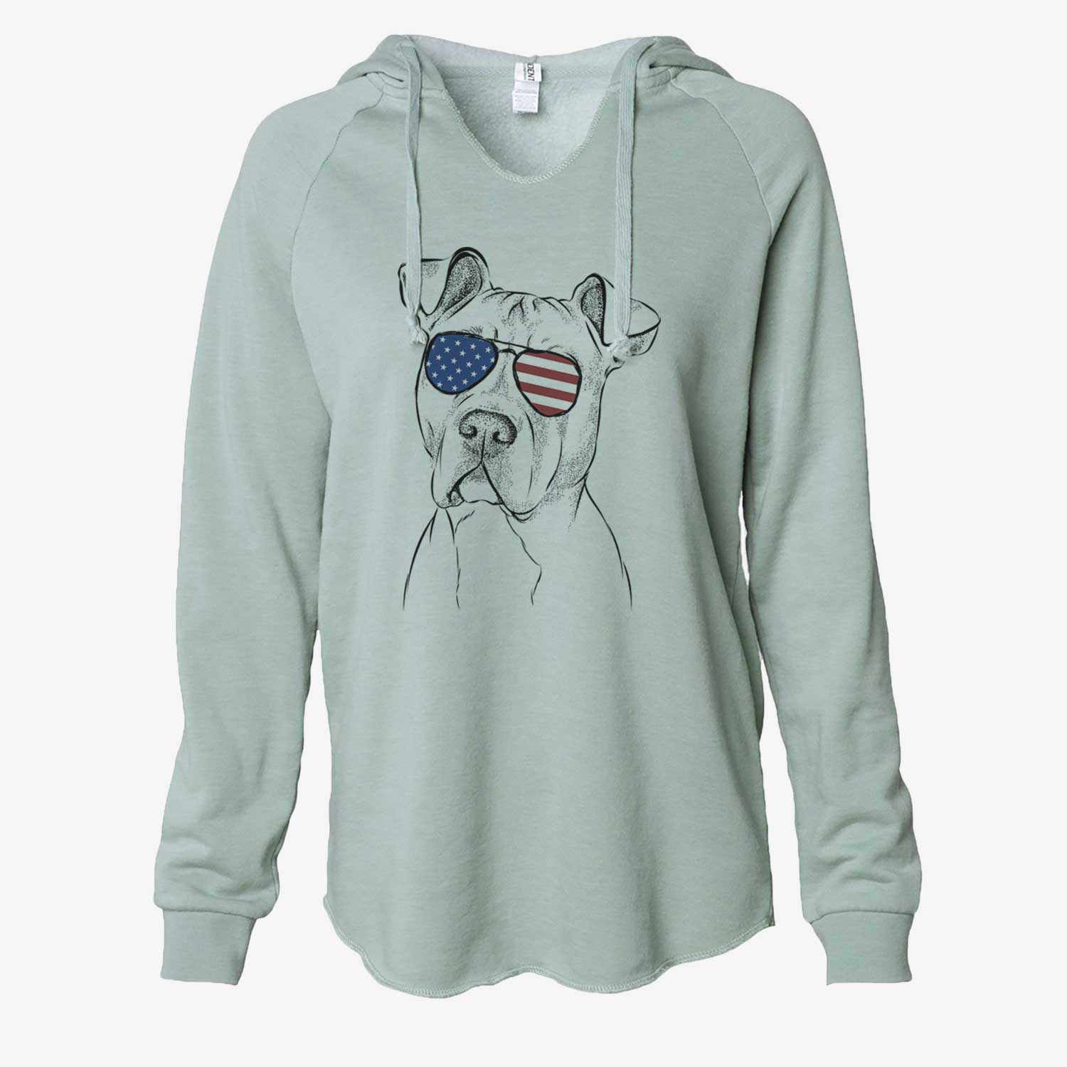 USA Scraps the American Staffordshire Mix - Cali Wave Hooded Sweatshirt