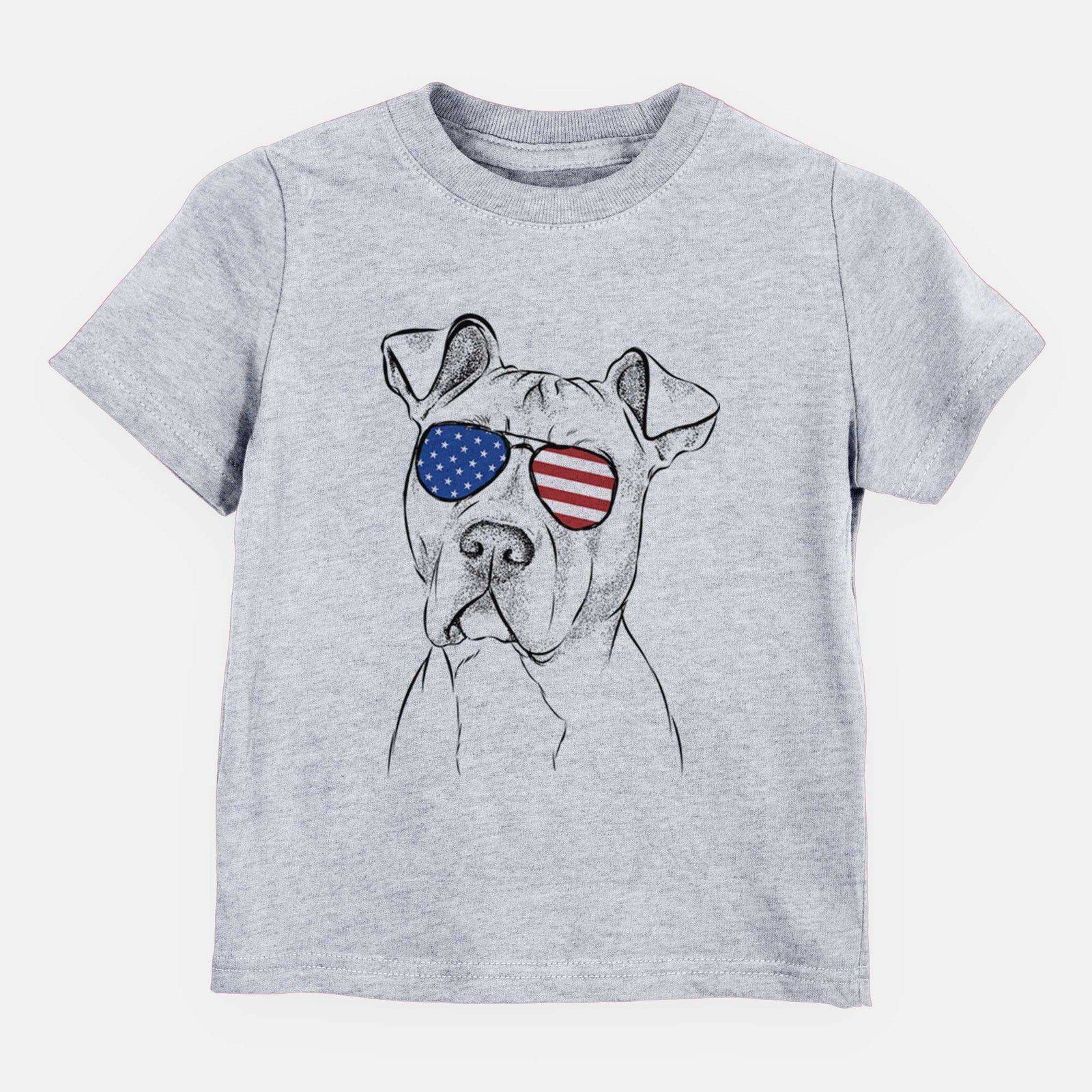 USA Scraps the American Staffordshire Mix - Kids/Youth/Toddler Shirt