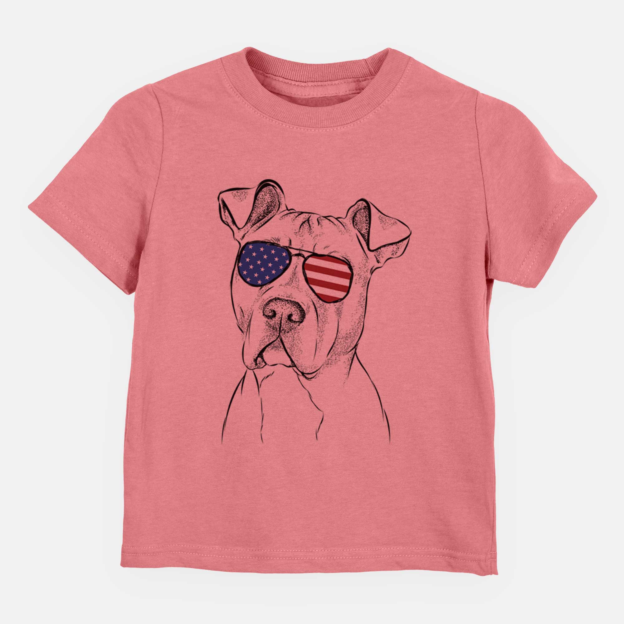 USA Scraps the American Staffordshire Mix - Kids/Youth/Toddler Shirt