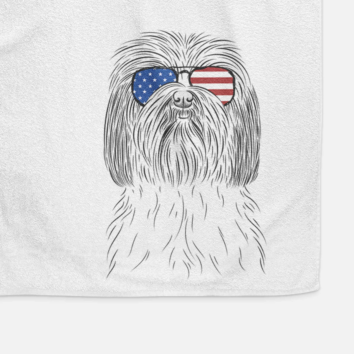 Scully the Shih Tzu Decorative Hand Towel