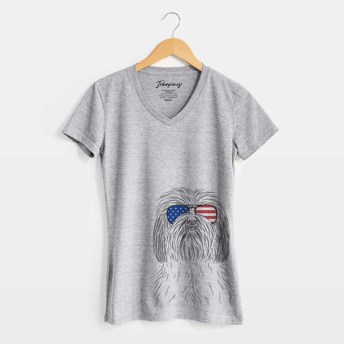 USA Scully the Shih Tzu - Women's Perfect V-neck Shirt