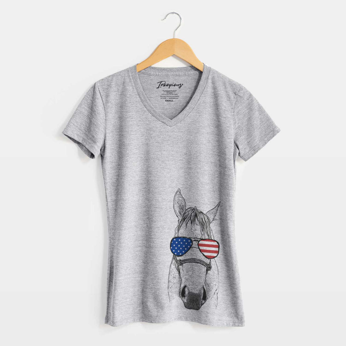 USA SeaBee the Quarter Horse - Women's Perfect V-neck Shirt