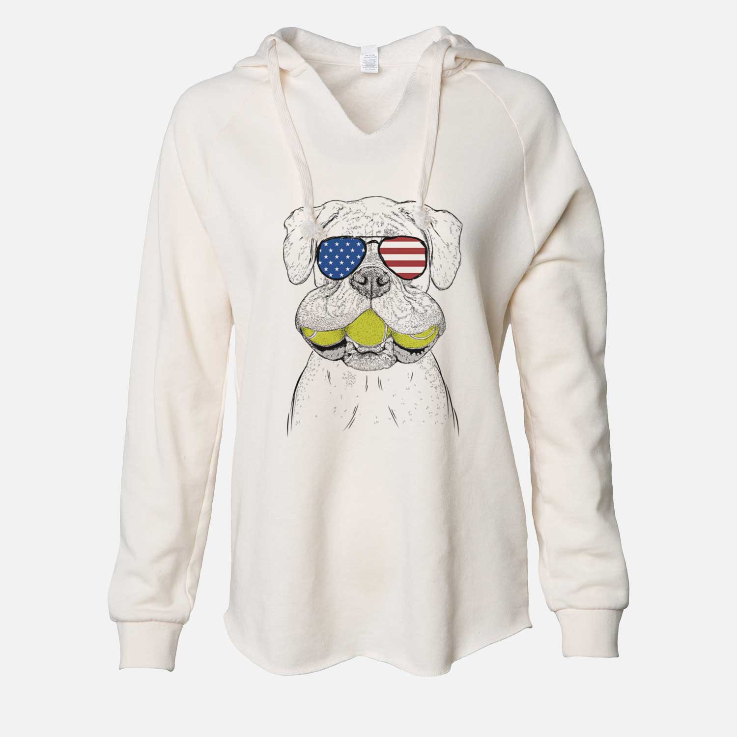 USA Seamus the Boxer - Cali Wave Hooded Sweatshirt